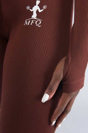 MFQ ODB Nude Ribbed Leggings
