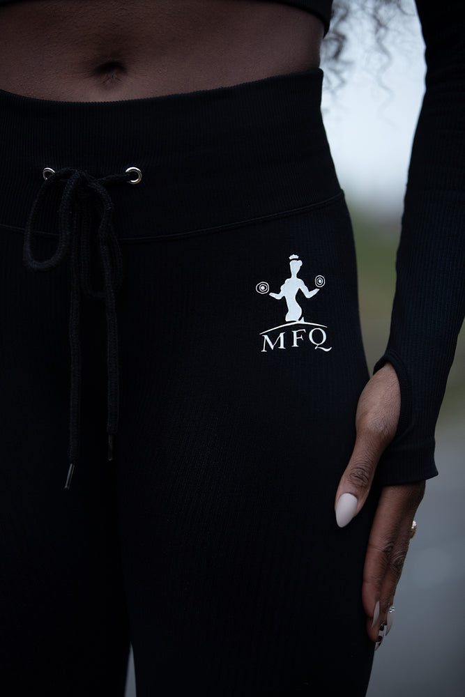 MFQ ODB Black Long Sleeve Crop