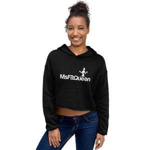 MsFitQueen Logo Crop Hoodie