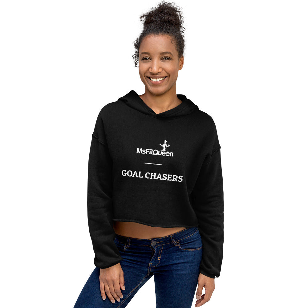 
            
                Load image into Gallery viewer, Goal Chasers Crop Hoodie
            
        