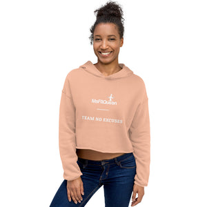 No Excuses Crop Hoodie
