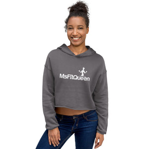 MsFitQueen Logo Crop Hoodie