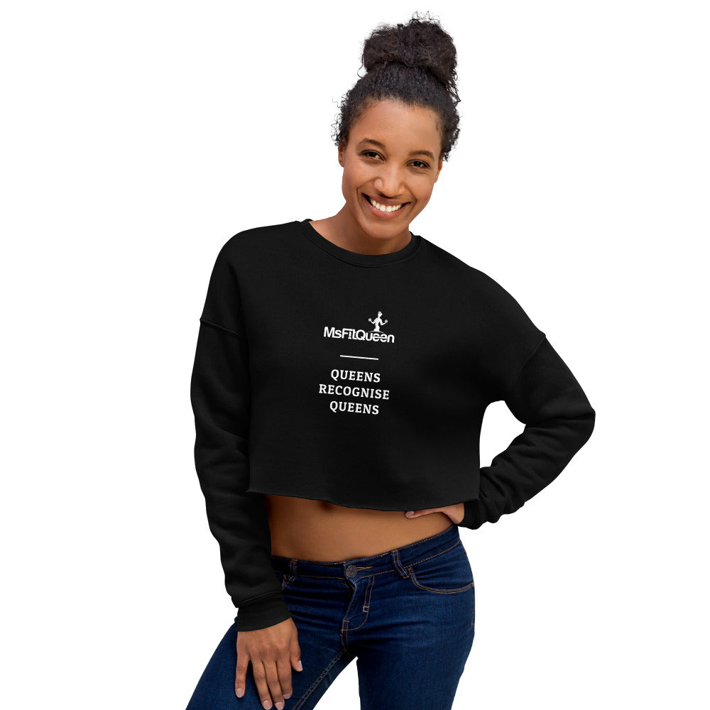 Queens Crop Sweatshirt