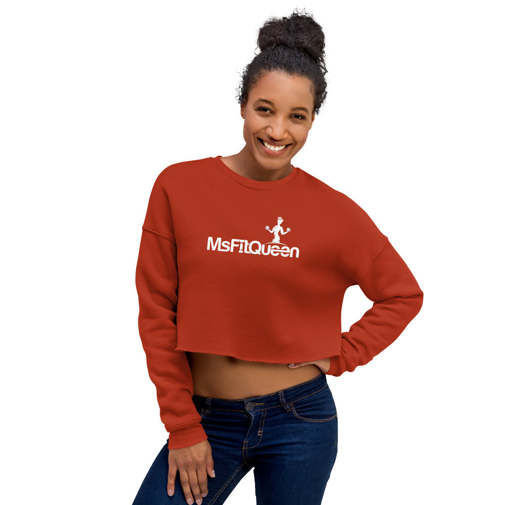 MsFitQueen Logo Crop Sweatshirt