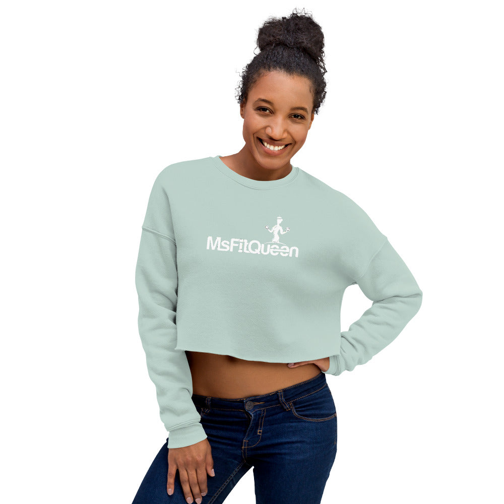 MsFitQueen Logo Crop Sweatshirt