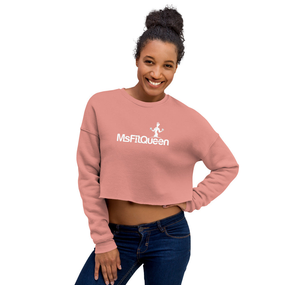 MsFitQueen Logo Crop Sweatshirt