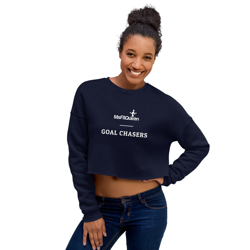
            
                Load image into Gallery viewer, Goal Chasers Crop Sweatshirt
            
        